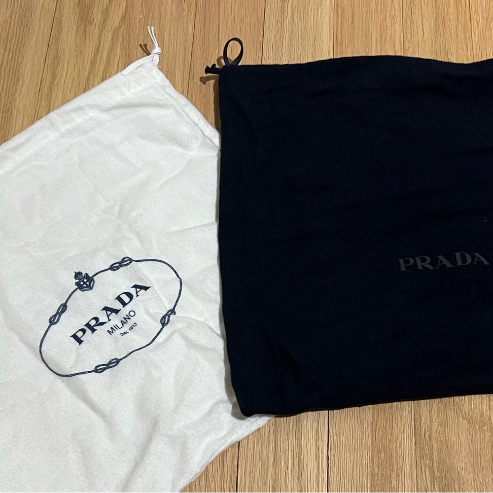 TWO NEW PRADA DUSTBAGS